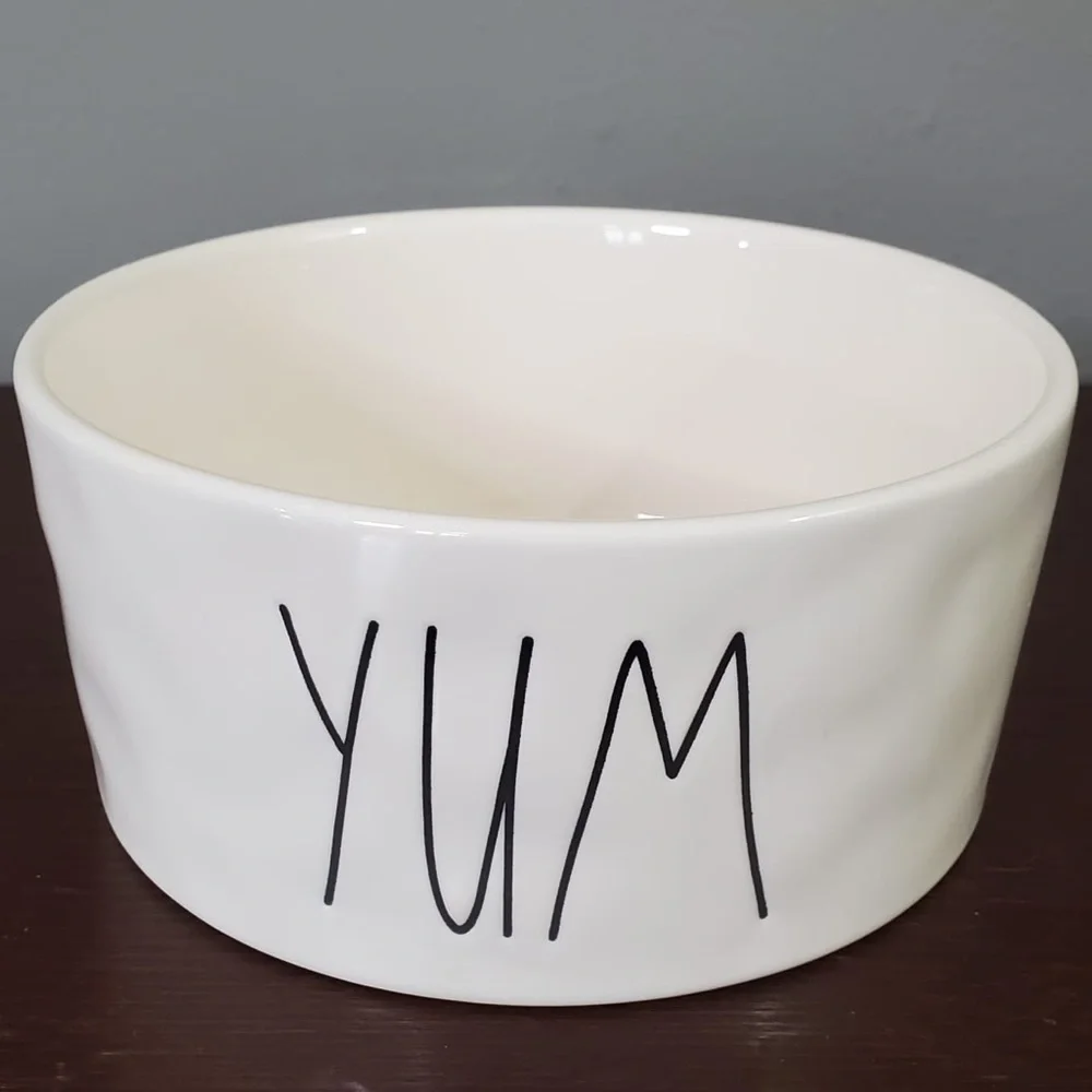 Rae Dunn Yum Dog Bowl